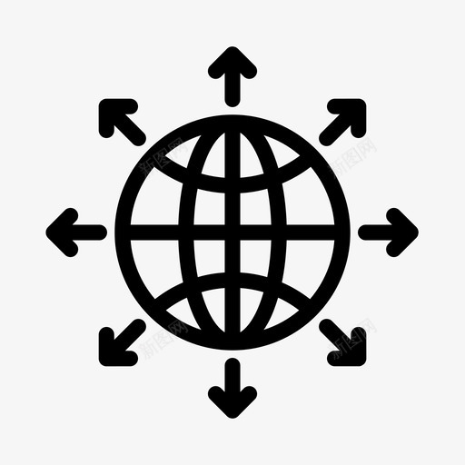 全局连接internet网络svg_新图网 https://ixintu.com 全局 连接 internet 网络 世界 web seoa 线图 图示