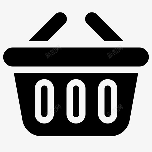 购物篮电子商务网上商店svg_新图网 https://ixintu.com 购物篮 电子商务 网上商店 购物车 字形