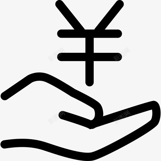 87确认收款svg_新图网 https://ixintu.com 确认 收款 线性 单色 圆润