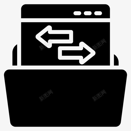 文件传输网站数据交换数据传输svg_新图网 https://ixintu.com 传输 文件 网站 传输网 交换 数据 数据传输 文件夹 网络 通信 字形