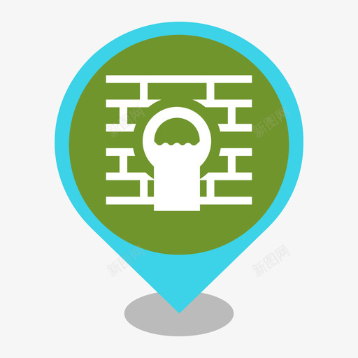 排水口未选中svg_新图网 https://ixintu.com 排水口 选中 填充