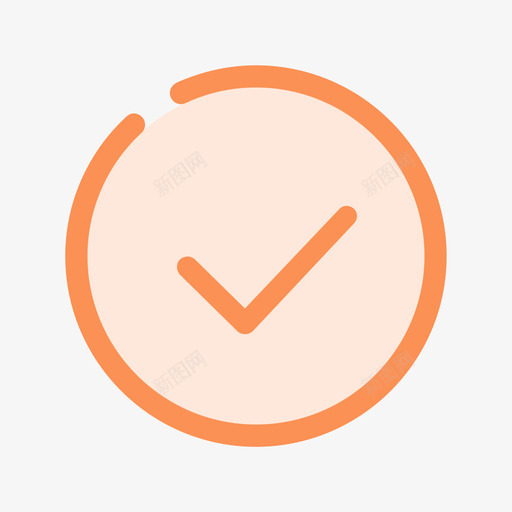 成功橙色svg_新图网 https://ixintu.com 成功 橙色