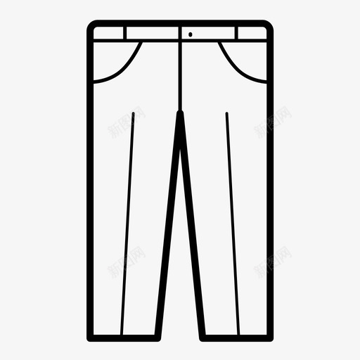 西裤svg_新图网 https://ixintu.com 西裤