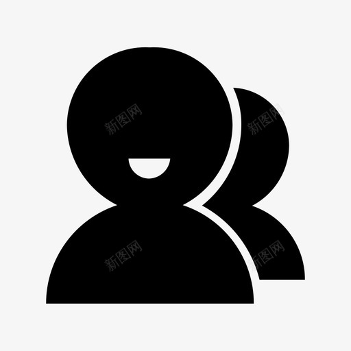 学员svg_新图网 https://ixintu.com 学员 大圆 圆角 剪影 扩展 填充 单色