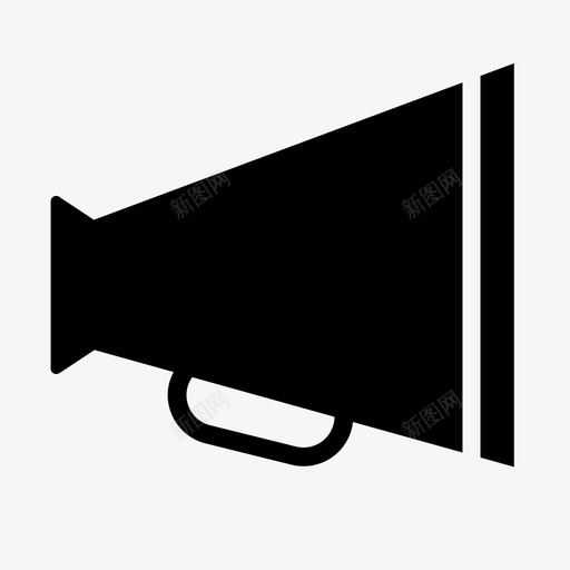 bullhornsvg_新图网 https://ixintu.com bullhorn