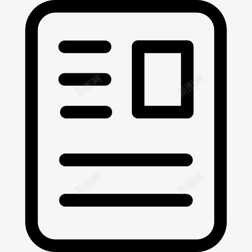 iconresumesvg_新图网 https://ixintu.com iconresume 简历 线性 扁平 单色 简约 精美 圆润