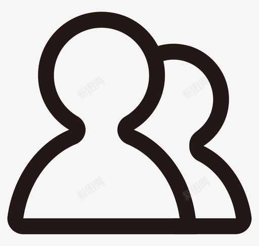 通讯录未选中svg_新图网 https://ixintu.com 通讯录 选中