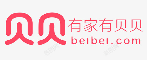 贝贝网logo全svg_新图网 https://ixintu.com 贝贝 网全