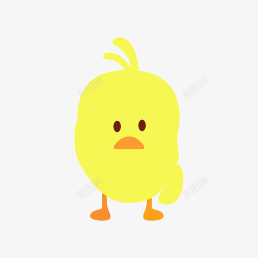 小黄鸭1svg_新图网 https://ixintu.com 小黄