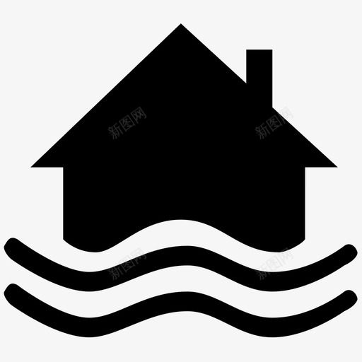 洪涝svg_新图网 https://ixintu.com 洪涝