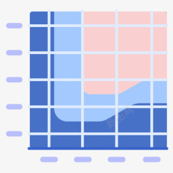 扁平化数据分析图形图标统计图表格圆柱图案AI矢量5素材