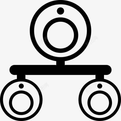 摄像头组svg_新图网 https://ixintu.com 摄像头 填充 线性 扁平 单色