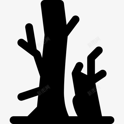 树秋天120填充svg_新图网 https://ixintu.com 秋天 填充