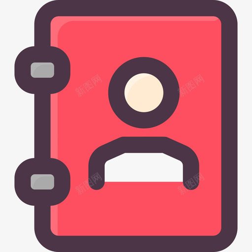 联系簿商业财务17线性颜色svg_新图网 https://ixintu.com 联系 商业 财务 线性 颜色