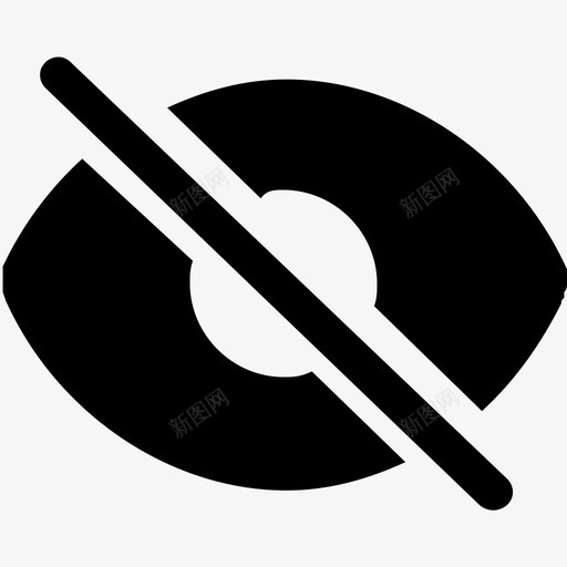 隐藏闭眼iconsvg_新图网 https://ixintu.com 隐藏 闭眼
