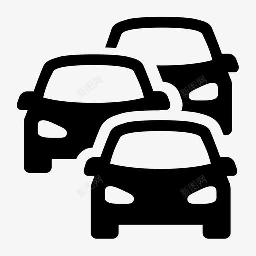 堵车svg_新图网 https://ixintu.com 堵车 塞车