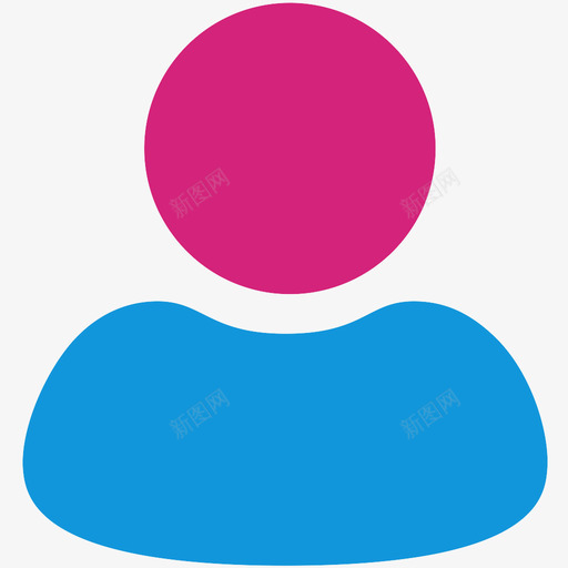 iconusersvg_新图网 https://ixintu.com 多色 简约