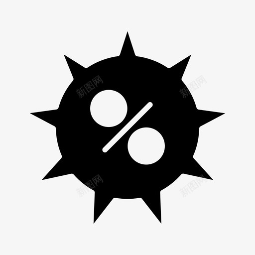 折扣便宜低svg_新图网 https://ixintu.com 便宜 折扣 低价格 丝带 商业 图标 黑色