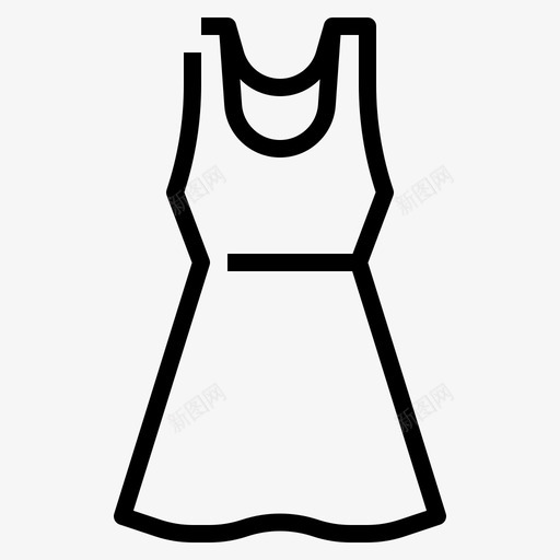 连衣裙女式旅行包装2直线型svg_新图网 https://ixintu.com 连衣裙 女式 旅行 旅行包 包装 直线 线型