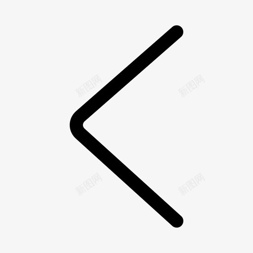 左箭头黑svg_新图网 https://ixintu.com 箭头