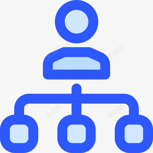 层次结构商业金融16蓝色svg_新图网 https://ixintu.com 层次 结构 商业 金融 蓝色