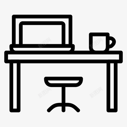 工作台电脑桌子svg_新图网 https://ixintu.com 工作台 电脑 电脑桌 桌子 显示器 个人电脑 工作 工作场 场所 第一 一卷