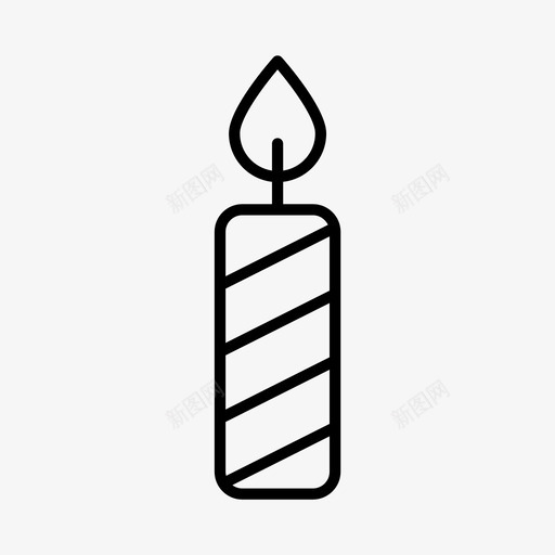 生日蜡烛庆祝聚会svg_新图网 https://ixintu.com 生日 蜡烛 庆祝 聚会 装饰品