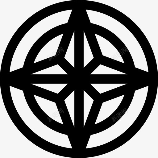 罗盘水手37直线svg_新图网 https://ixintu.com 罗盘 水手 直线