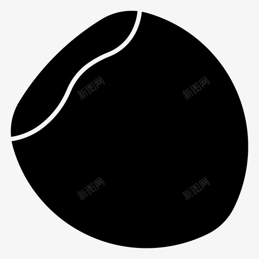 榛子水果仁svg_新图网 https://ixintu.com 榛子 水果 果仁 种子