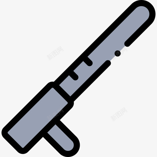 警棍警察49直线颜色svg_新图网 https://ixintu.com 警棍 警察 直线 颜色