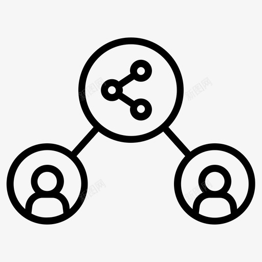 共享网络在线svg_新图网 https://ixintu.com 共享 网络 在线 社交 用户