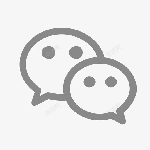 微信公众号svg_新图网 https://ixintu.com 微信 公众