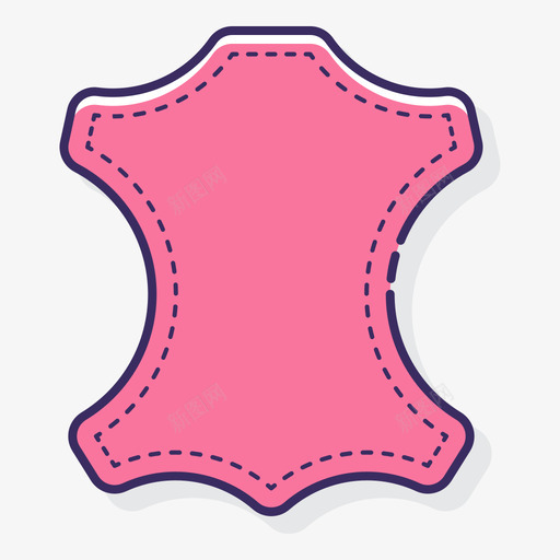 皮革diy11线性颜色svg_新图网 https://ixintu.com 皮革 线性 颜色