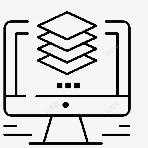 分层计算机设计svg_新图网 https://ixintu.com 设计 分层 计算机 复制 文件 思维 策略 过程