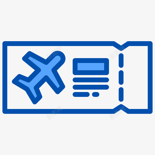 票6号航站楼蓝色svg_新图网 https://ixintu.com 票号 航站楼 蓝色