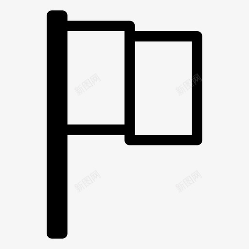 旗帜成就旗杆svg_新图网 https://ixintu.com 旗帜 成就 旗杆 旅程 里程碑 公司和 办公室