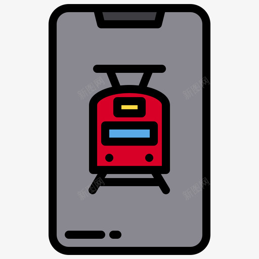 App火车站22线颜色svg_新图网 https://ixintu.com 火车站 颜色