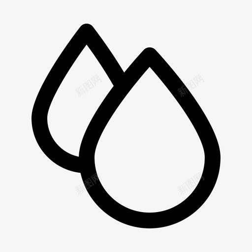 水滴液体水管工svg_新图网 https://ixintu.com 水滴 液体 水管 管工 浇水 园艺
