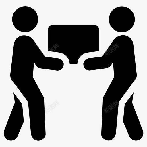 搬运箱子升降机svg_新图网 https://ixintu.com 搬运 箱子 升降机 物体 包裹