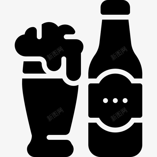 啤酒瓶派对庆祝19装满svg_新图网 https://ixintu.com 啤酒瓶 派对 庆祝 装满