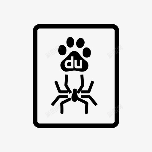 百度真假蜘蛛01svg_新图网 https://ixintu.com 百度 真假 蜘蛛