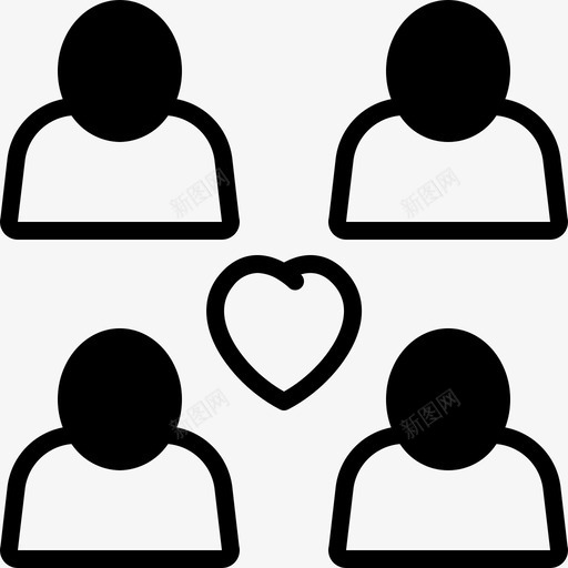 关系夫妻家庭svg_新图网 https://ixintu.com 关系 夫妻 家庭 爱情 配偶
