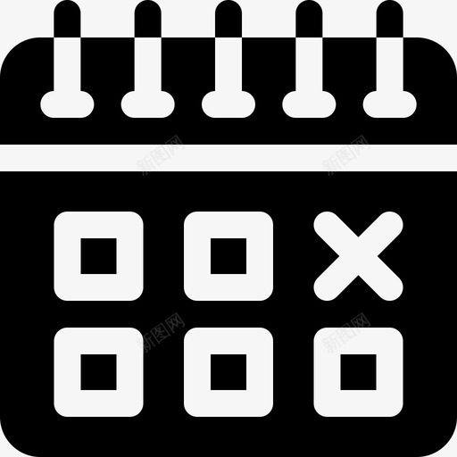 日历备忘和任务13已填充svg_新图网 https://ixintu.com 日历 备忘 任务 填充