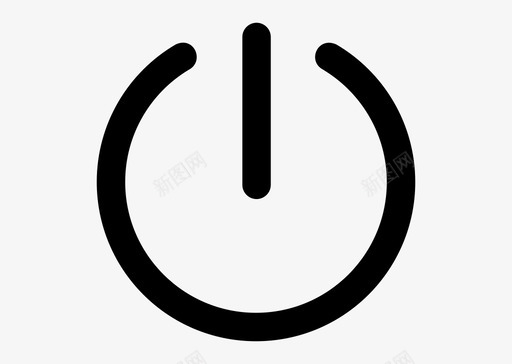 poweroffsvg_新图网 https://ixintu.com 线性