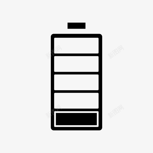 低电量电池电量电池状态svg_新图网 https://ixintu.com 电量 电池 状态 充电 空载 技术