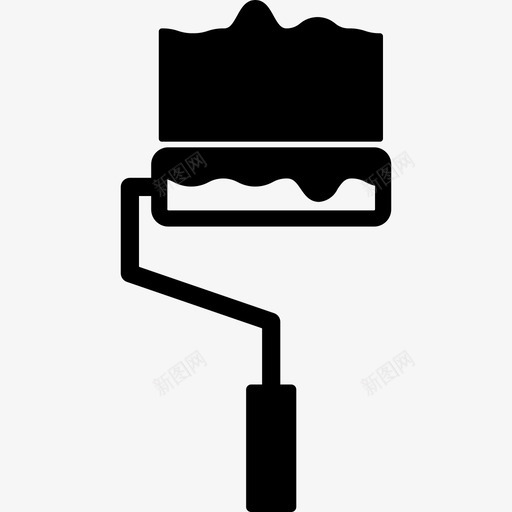 油漆辊艺术设计svg_新图网 https://ixintu.com 油漆 艺术设计 画笔 艺术 实体 实体图 图标