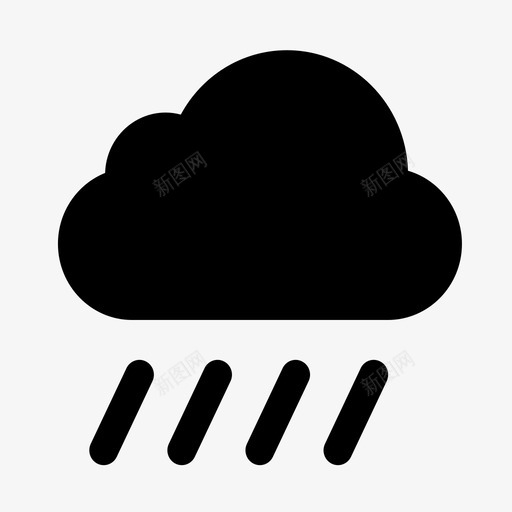 强降雨svg_新图网 https://ixintu.com 降雨