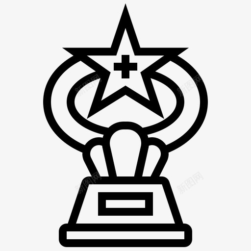奖杯游戏元素20直线型svg_新图网 https://ixintu.com 奖杯 游戏 元素 直线 线型