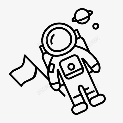 宇航员太空行走宇航服svg_新图网 https://ixintu.com 宇航员 太空 行走 宇航 宇宙