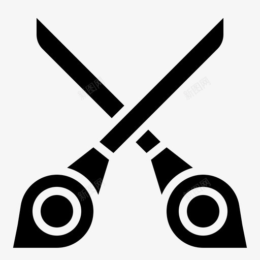 剪刀回学校109填充svg_新图网 https://ixintu.com 剪刀 学校 填充